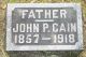 John Cain headstone